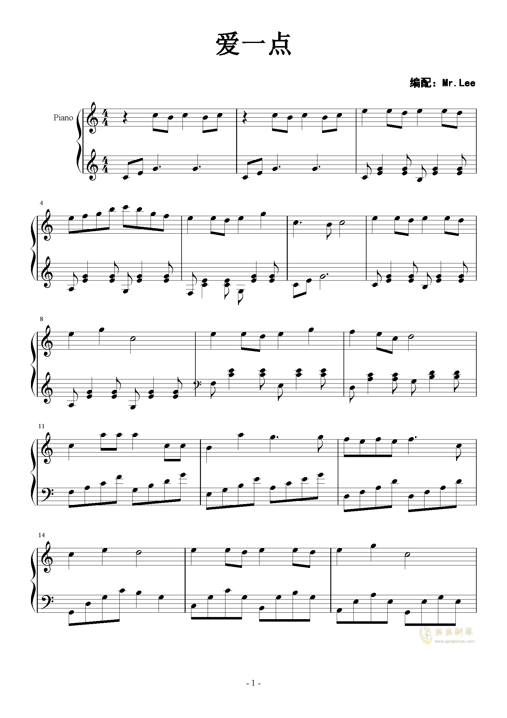 钢琴曲谱点_钢琴简单曲谱(2)