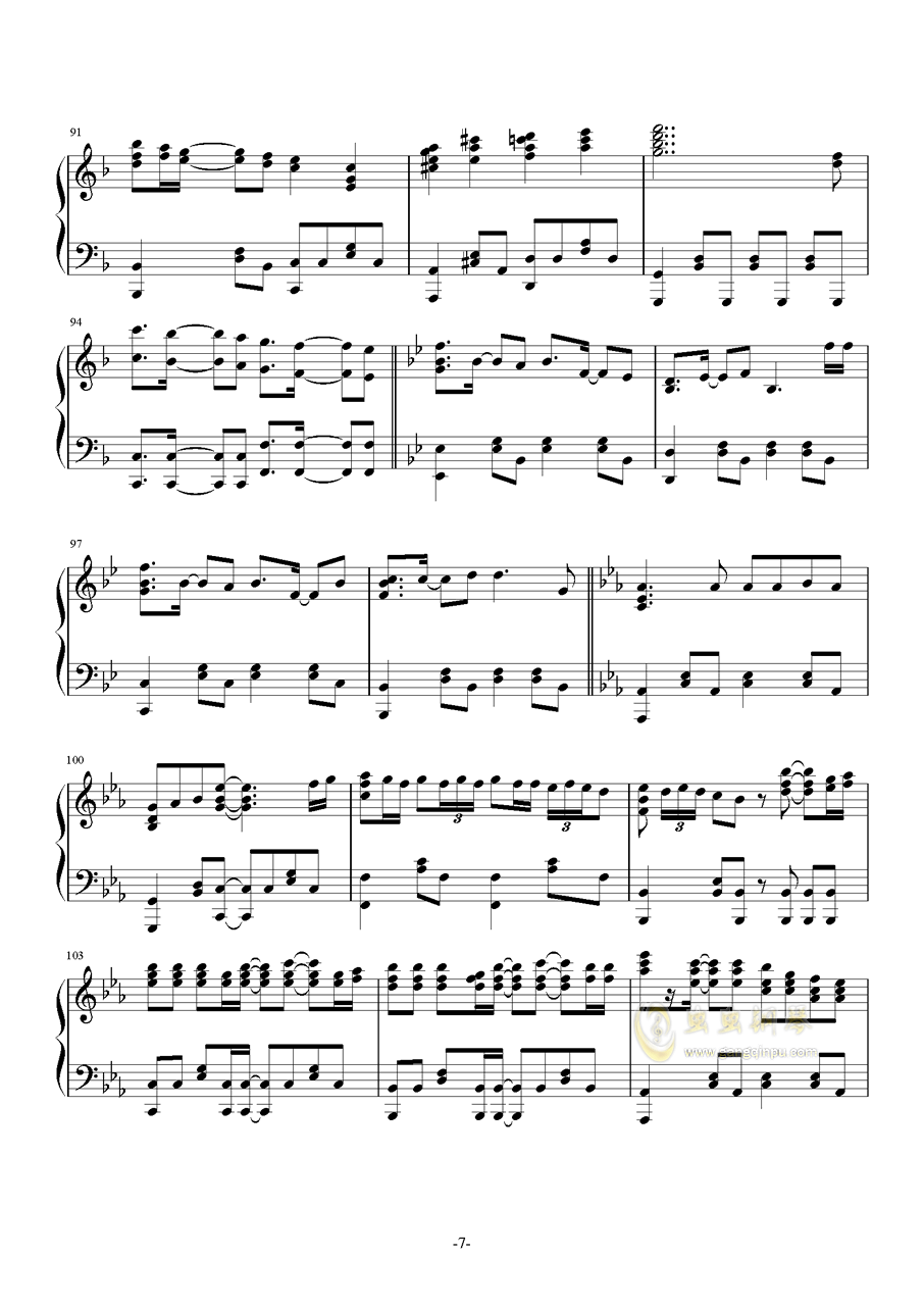 暧昧侯湘婷钢琴曲谱_暧昧侯湘婷曲谱(3)