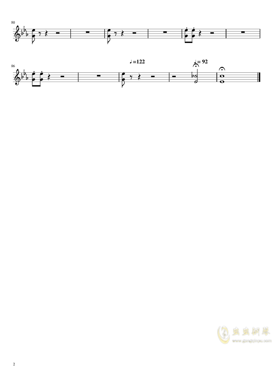 西游记开头主题曲简谱_猴哥 动画片西游记简谱(3)