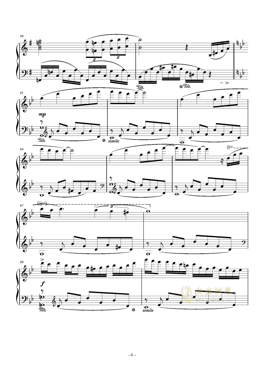 星空(lyphard melody),星空(lyphard melody)钢琴谱