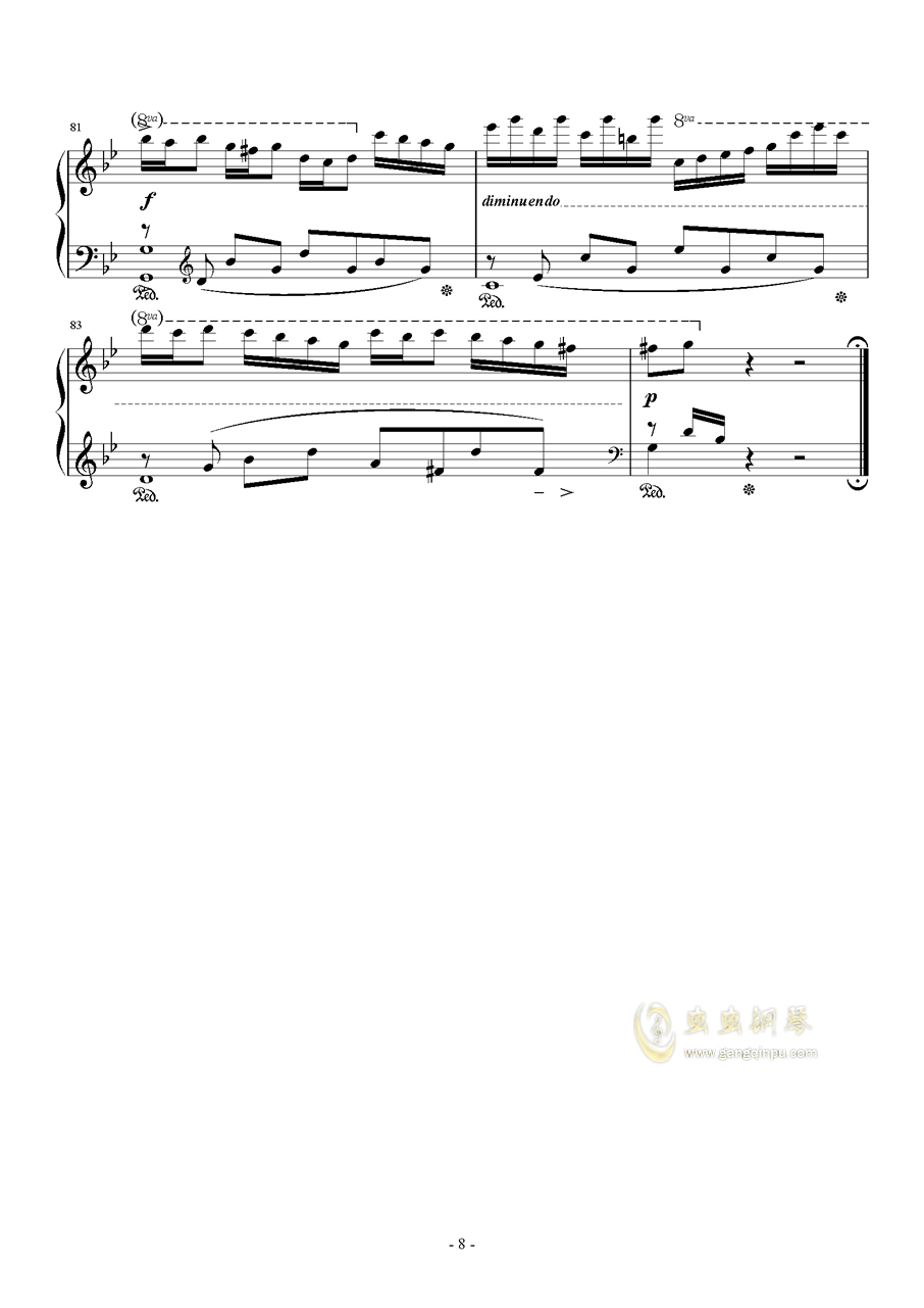星空(lyphard melody),星空(lyphard melody)钢琴谱