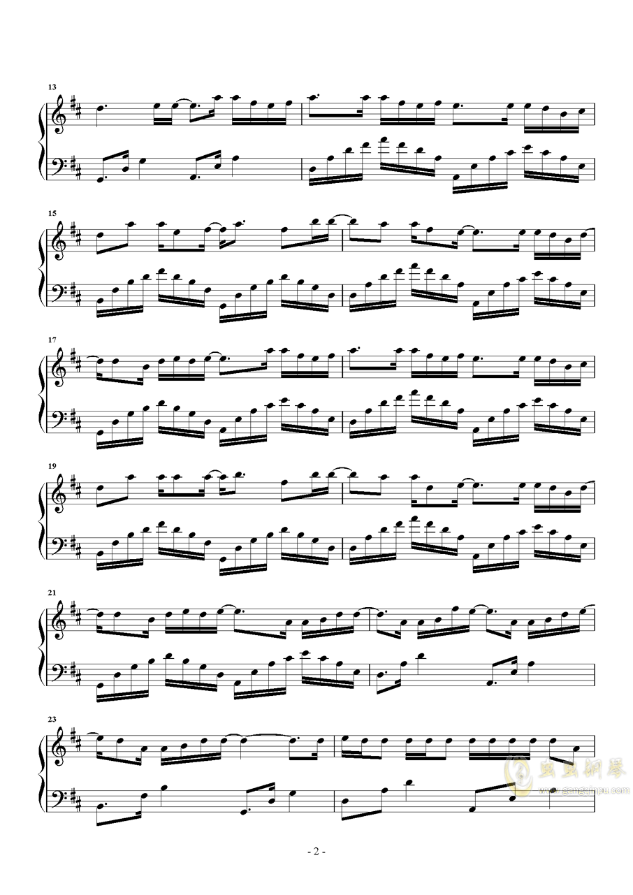 帝都简谱钢琴曲_钢琴曲简谱