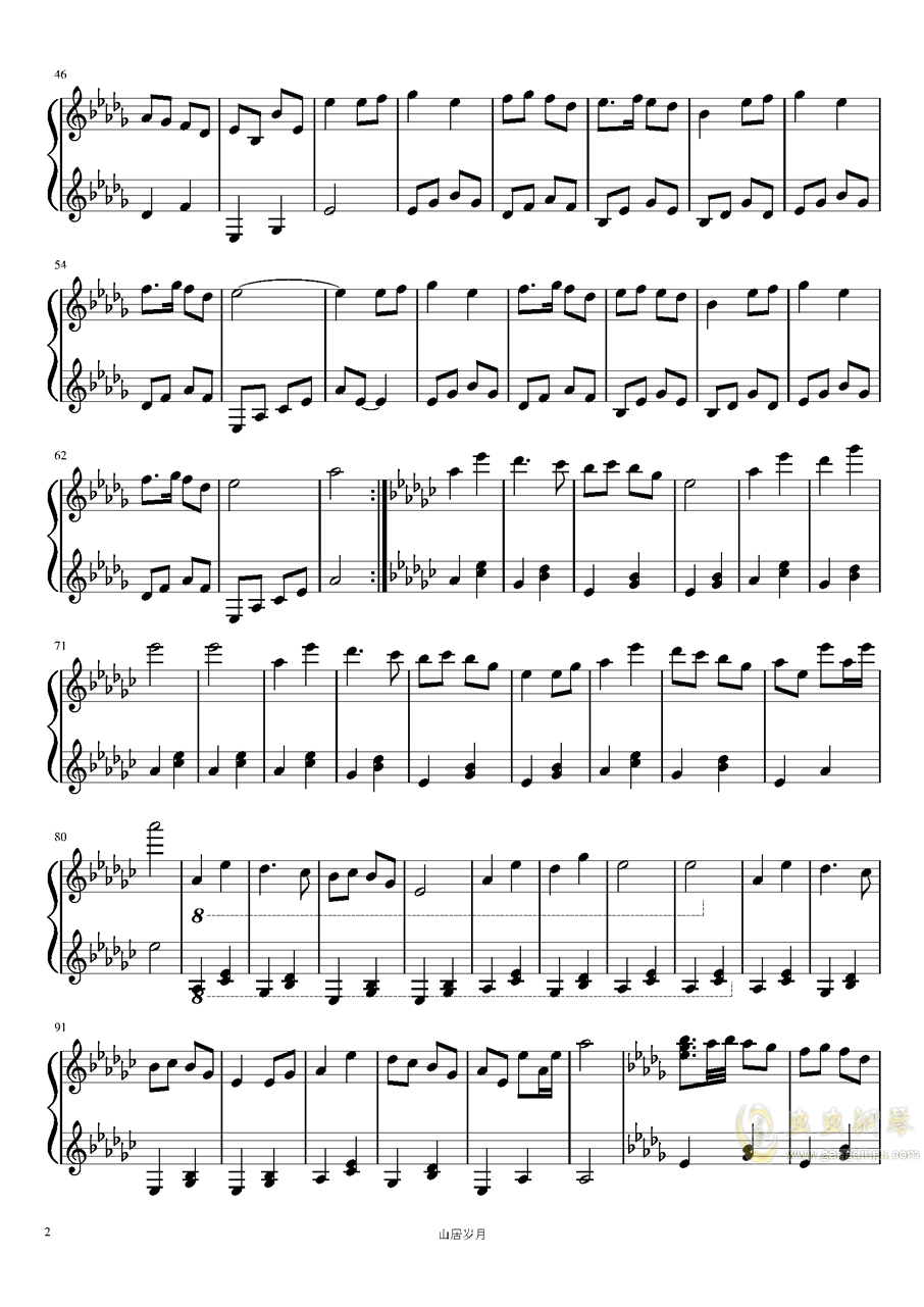 萤火虫歌曲谱子_萤火虫谱子(3)