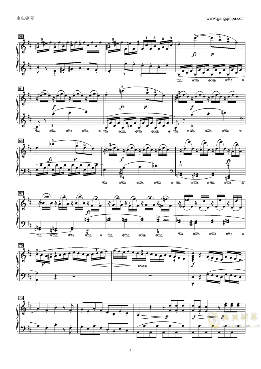 莫扎特钢琴奏鸣曲kv279曲谱_莫扎特钢琴奏鸣曲简谱(5)