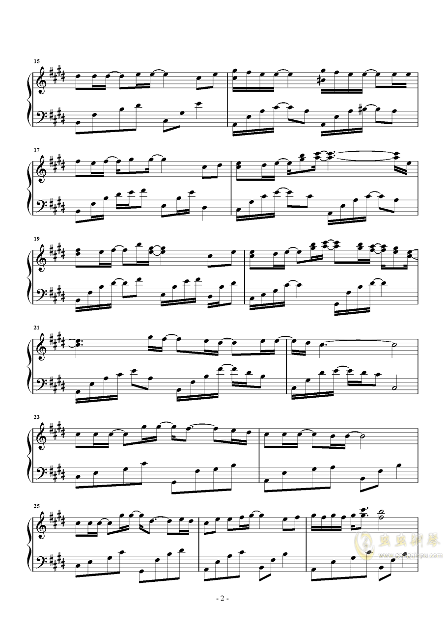 期待爱歌曲谱_期待爱尤克里里谱(2)