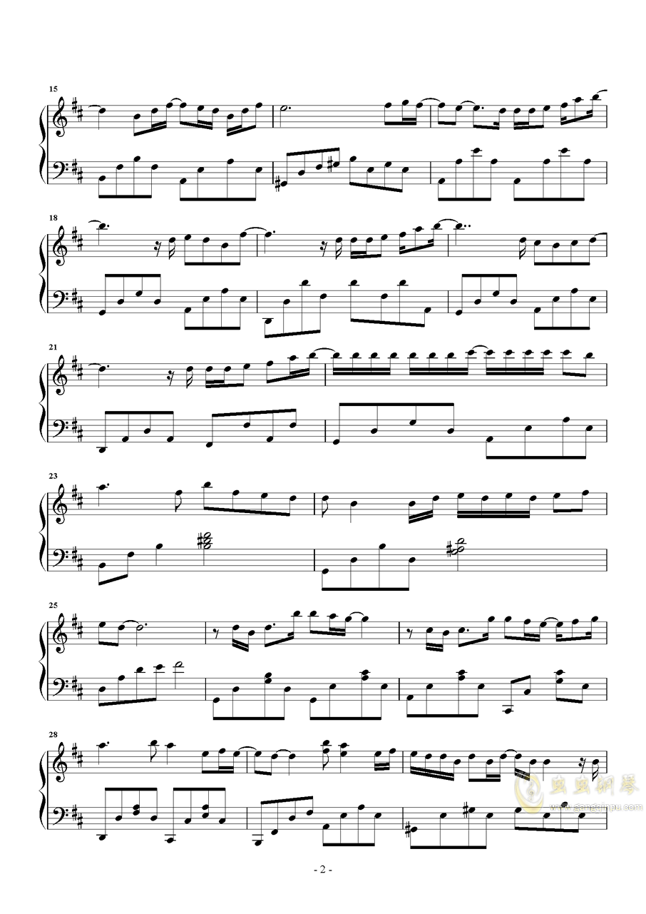 她说钢琴曲谱_听我说谢谢你钢琴曲谱(3)