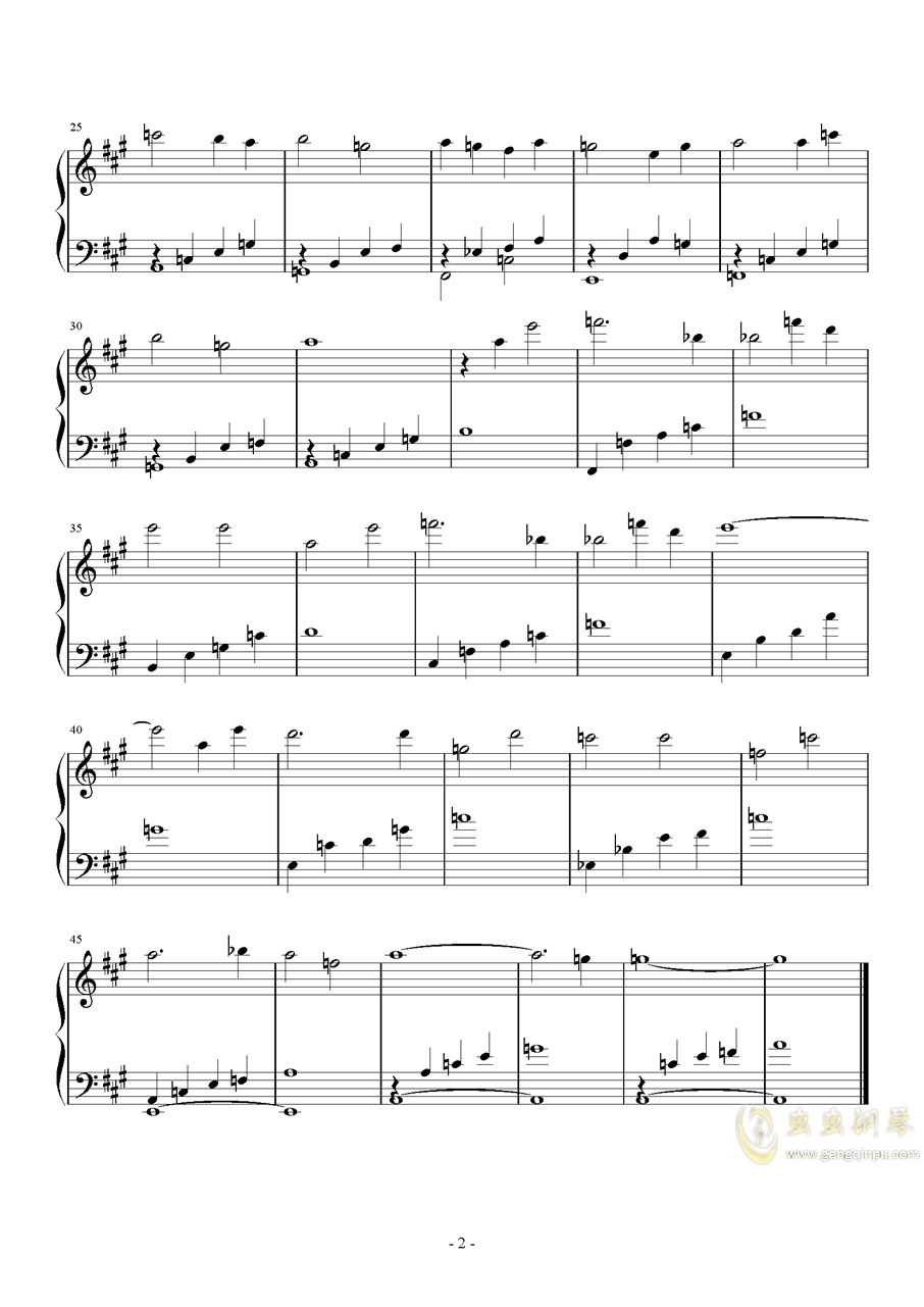 镜踪曲谱