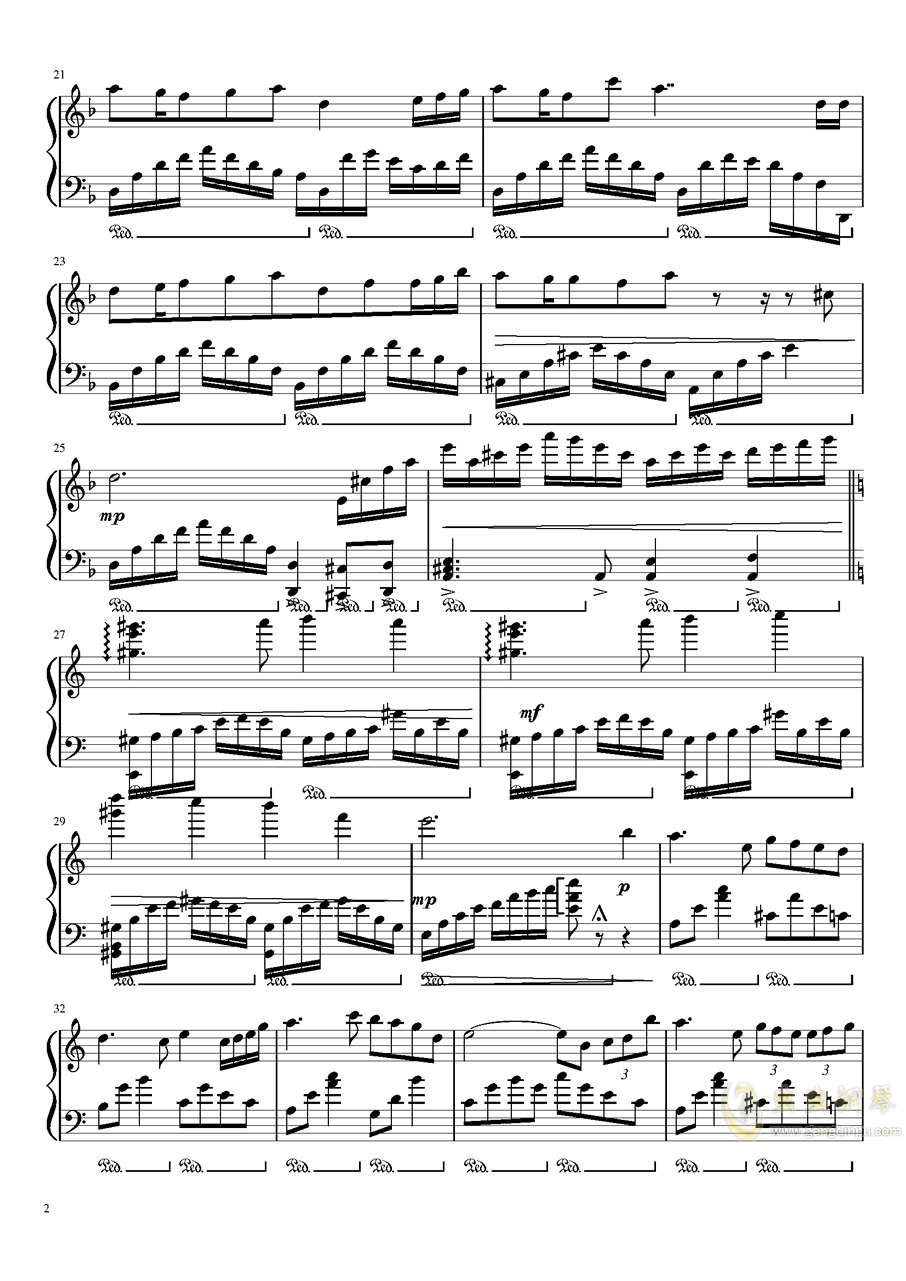 很久以前曲谱(2)