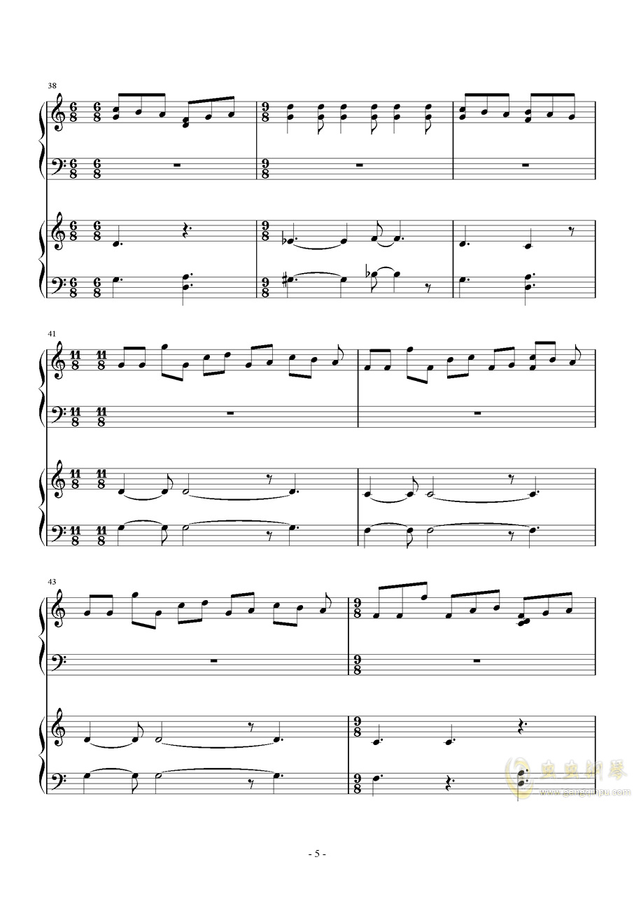 拿吉曲谱_梦中的额吉二胡曲谱(2)
