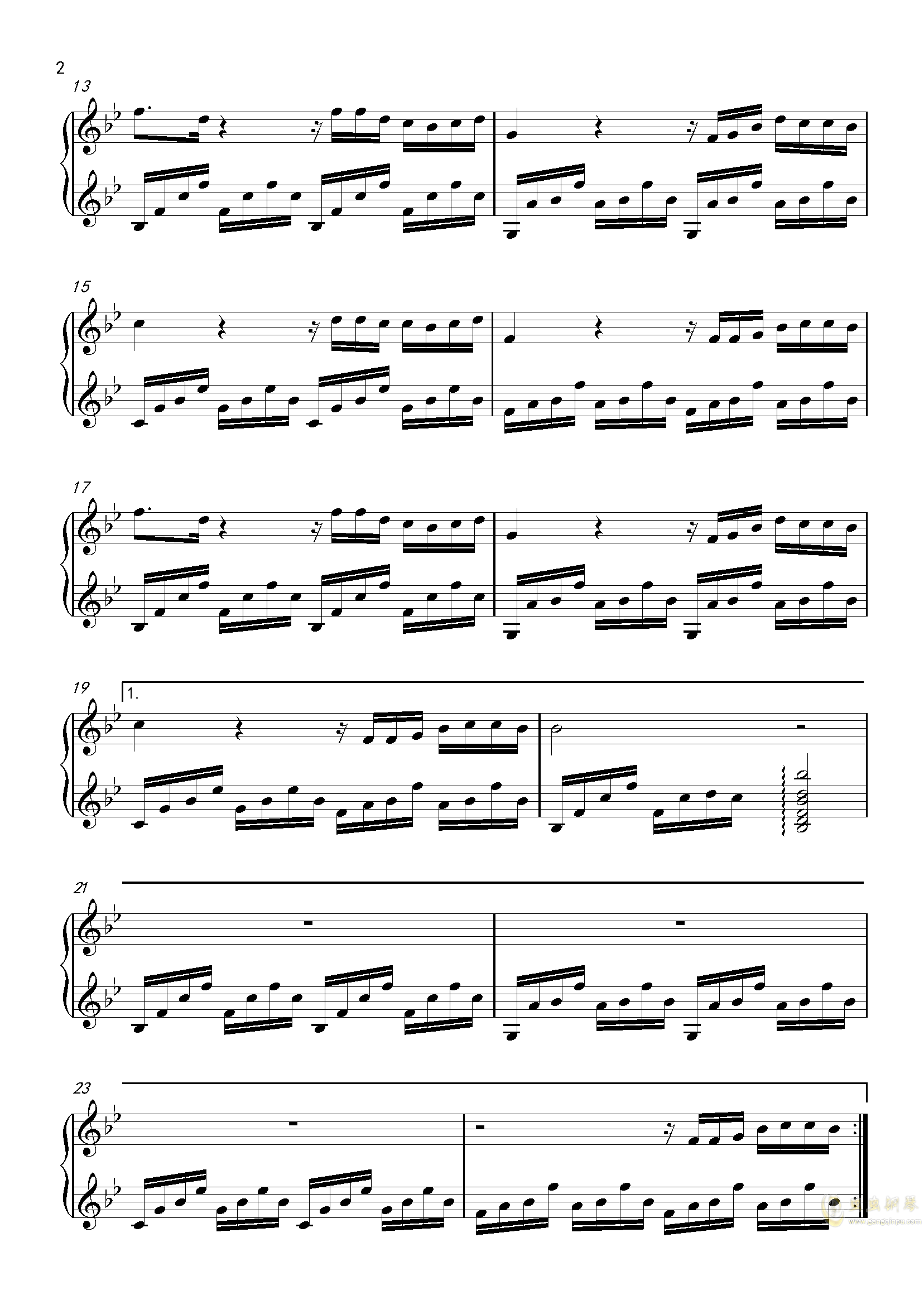 童年曲谱五线谱_罗大佑童年钢琴五线谱(2)