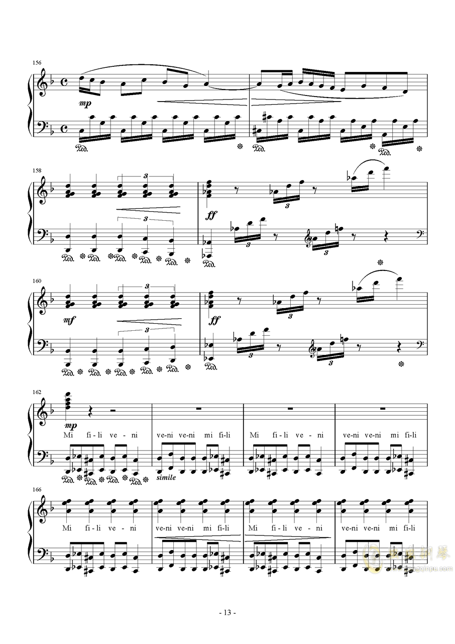 再度钢琴曲谱_钢琴简单曲谱