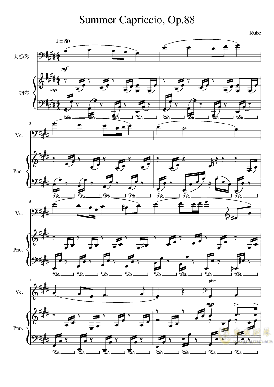 球钢琴曲谱_钢琴简单曲谱(3)