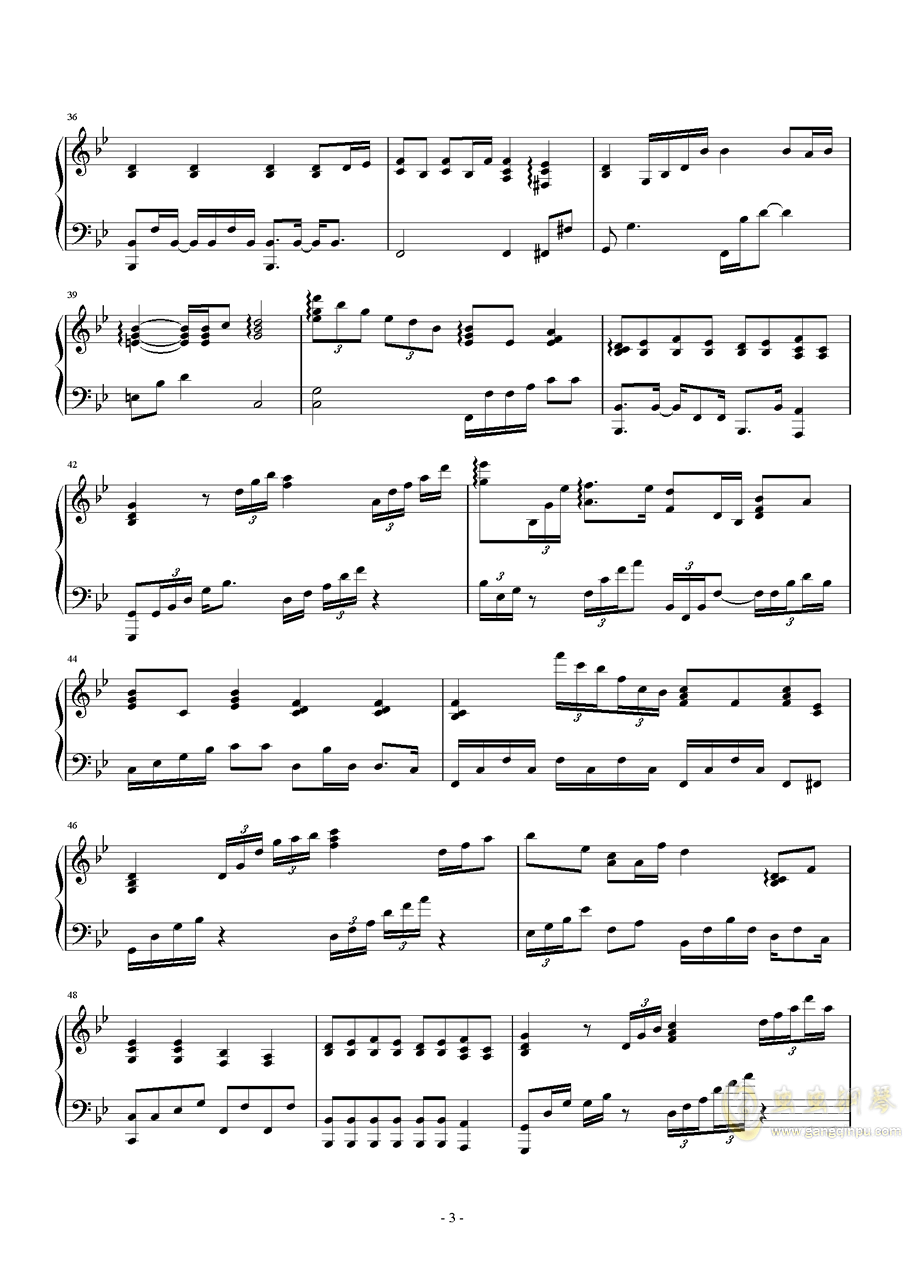 光年之外钢琴曲谱弹唱_儿歌钢琴弹唱50首曲谱(5)