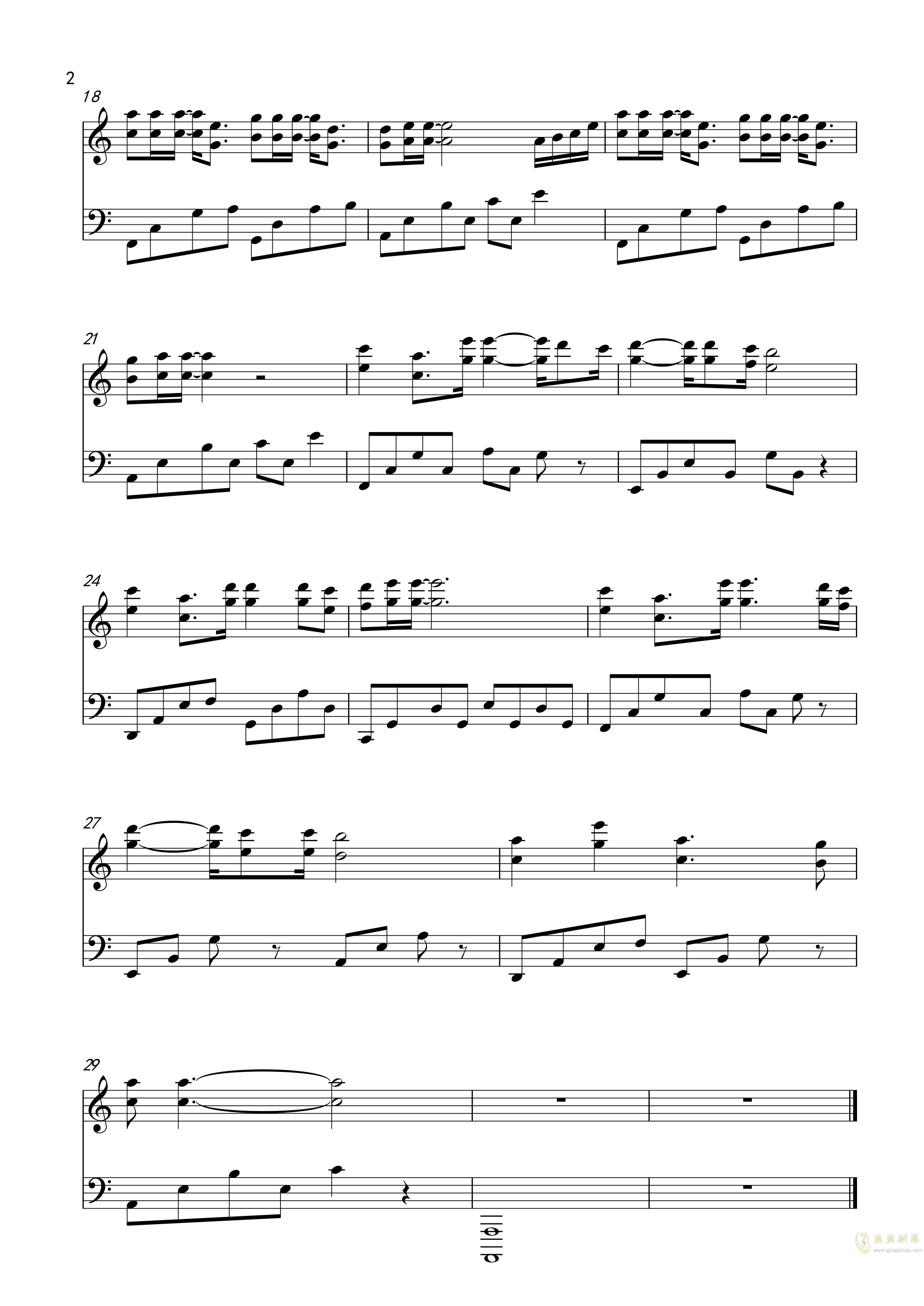巴拉拉小贺朝钢琴曲谱简易版_巴啦啦小贺朝(2)