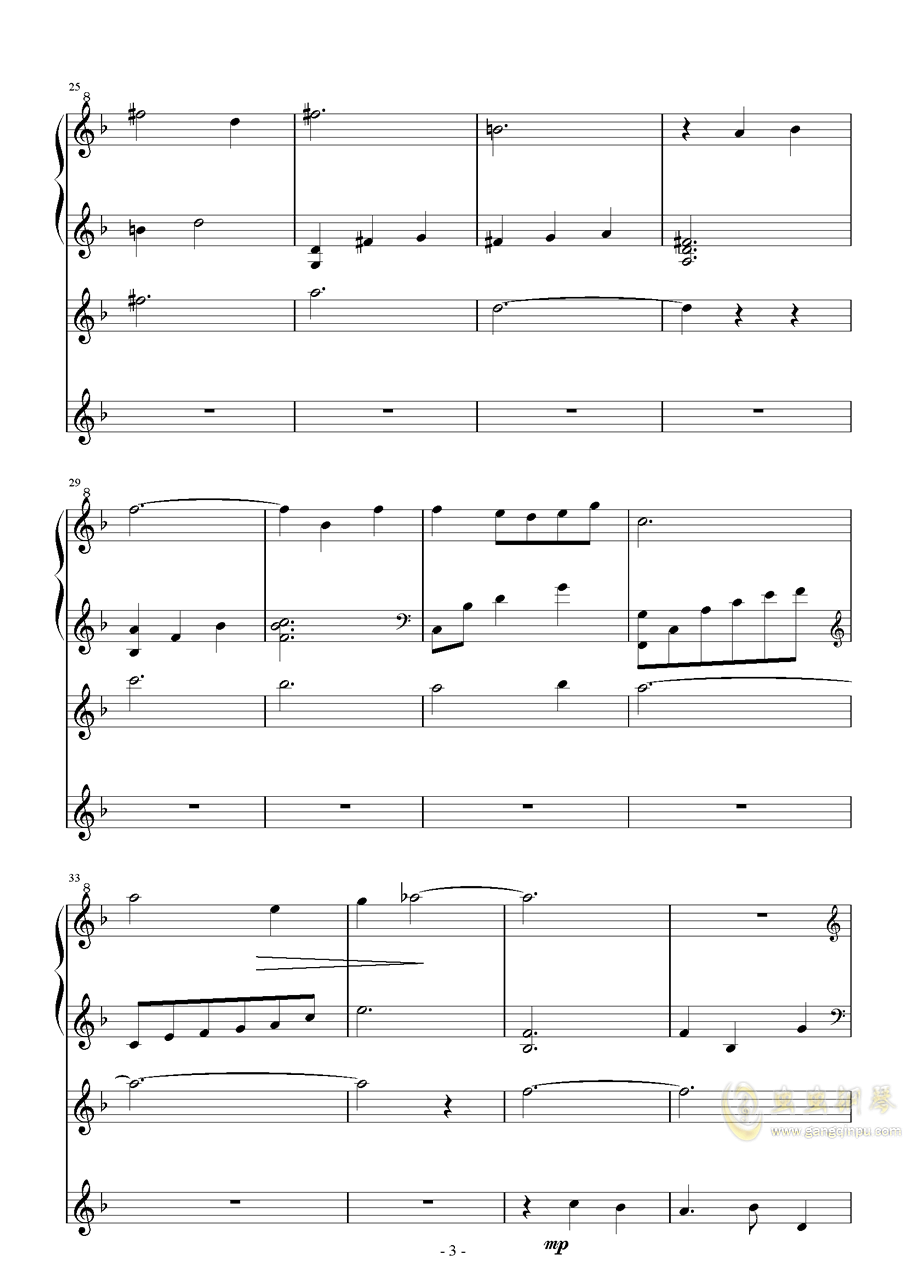 大提琴曲谱下载_大提琴曲谱(3)