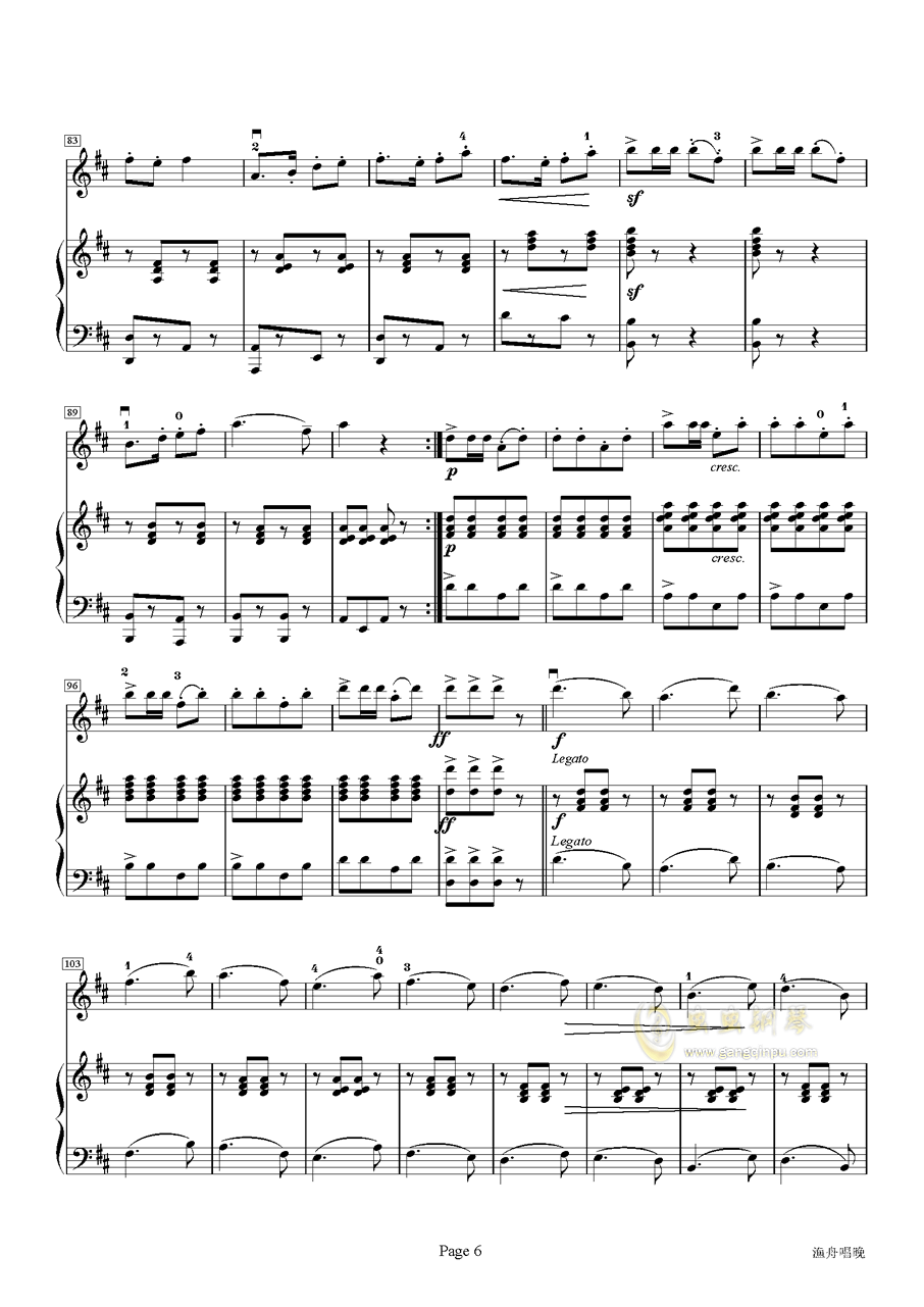 天气预报鱼舟唱晚曲谱_埙古筝鱼舟唱曲谱