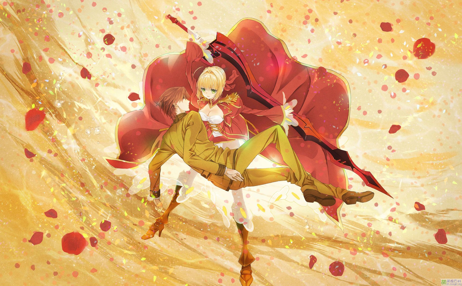 月和花束钢琴谱