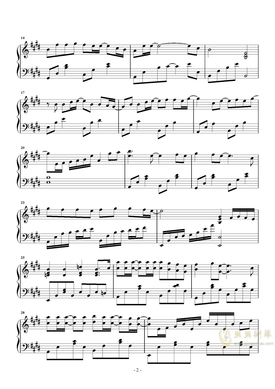 大写的壹简谱_刹那芳华曲一简谱