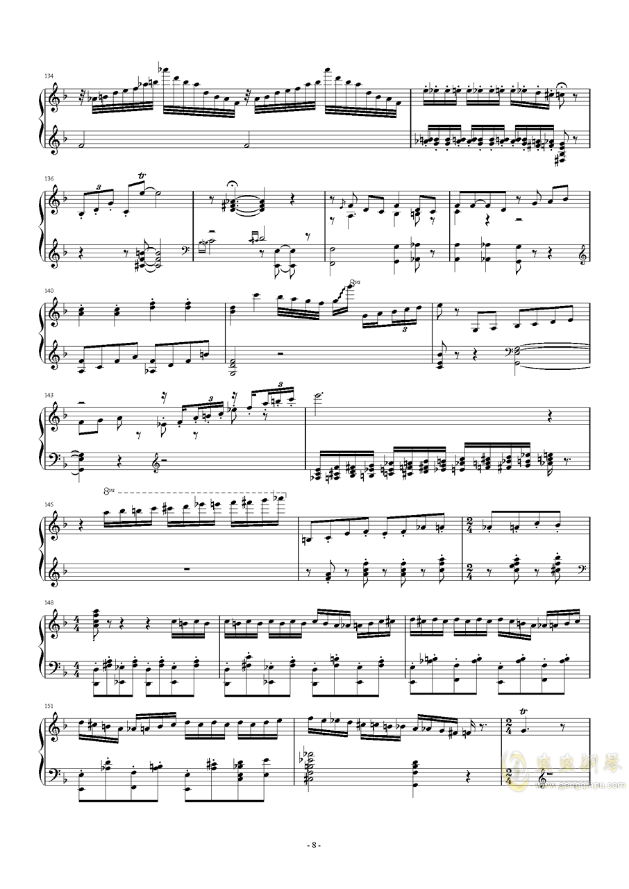 曲谱和演奏_天刀演奏曲谱(3)