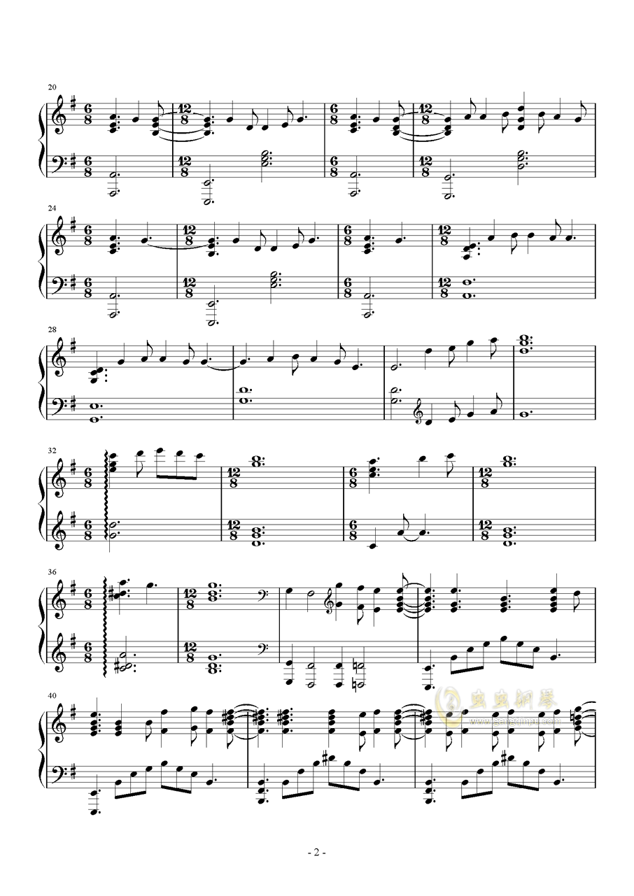 下山曲谱吉他_口风琴曲谱下山