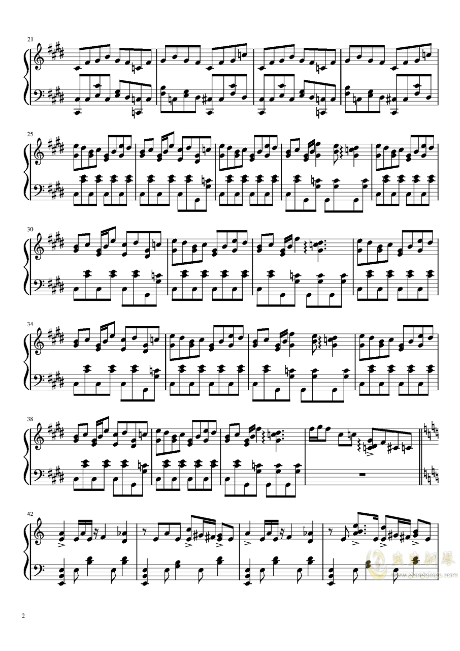 擒兽记曲谱_擒爱记丁磊图片(2)