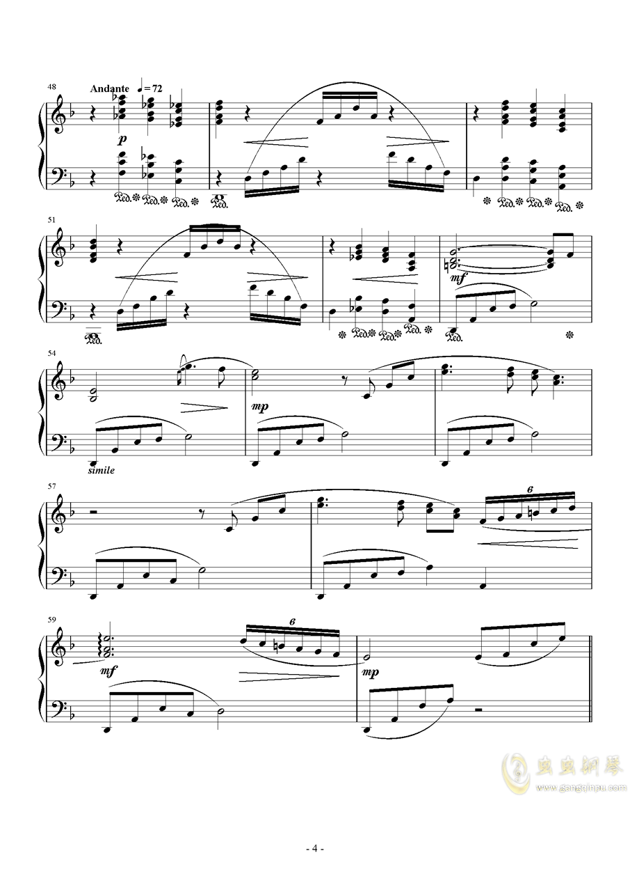 betweenworlds钢琴曲谱子_初学钢琴曲简单的谱子(2)