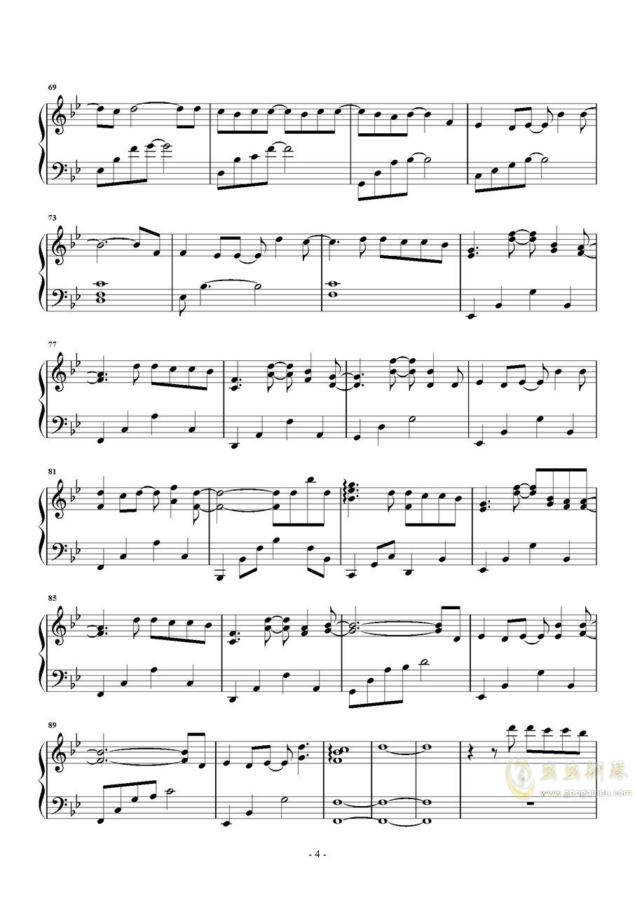 哑巴简易钢琴曲谱_哑巴新娘拇指琴曲谱