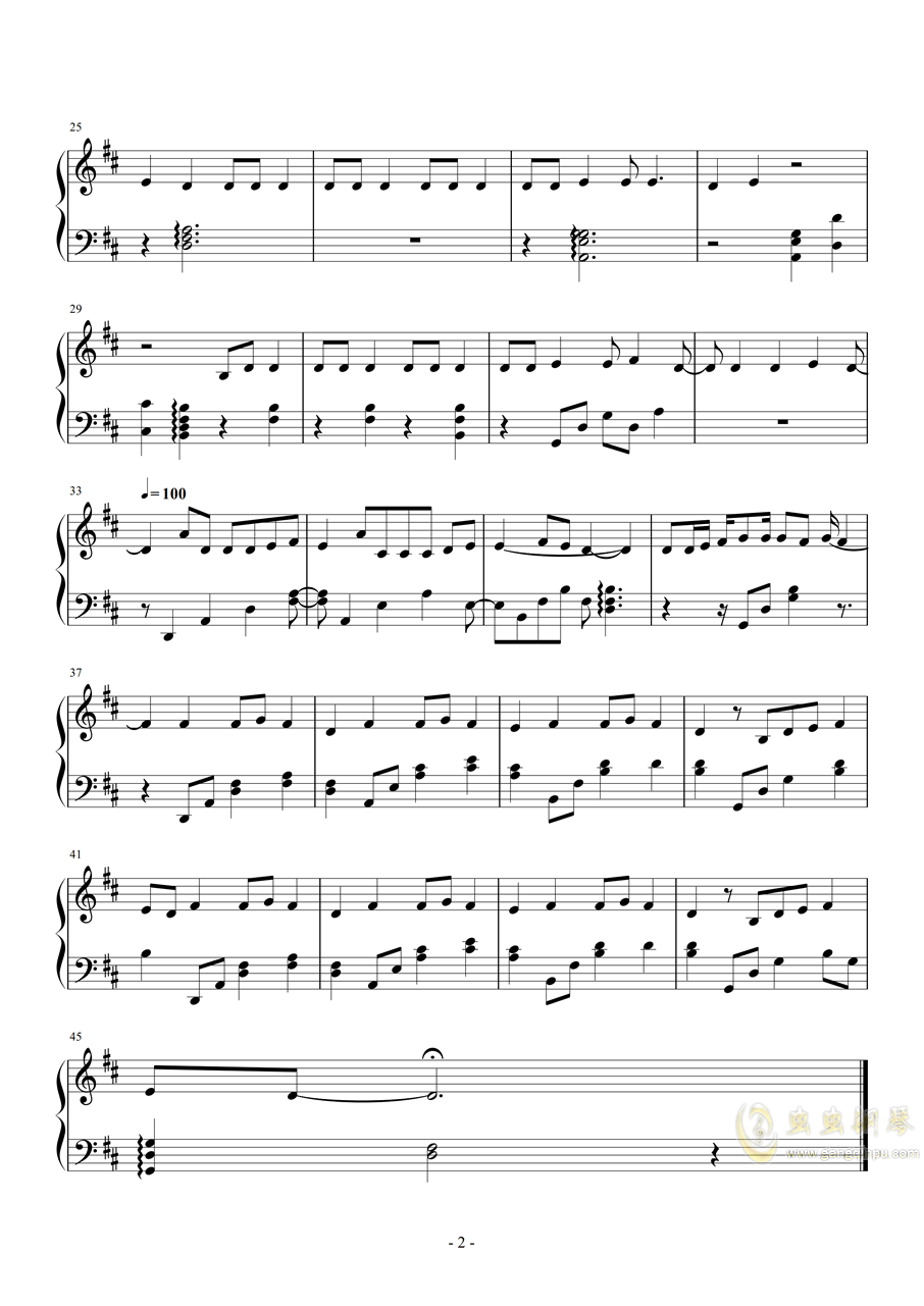 简单动漫曲谱_钢琴简单曲谱