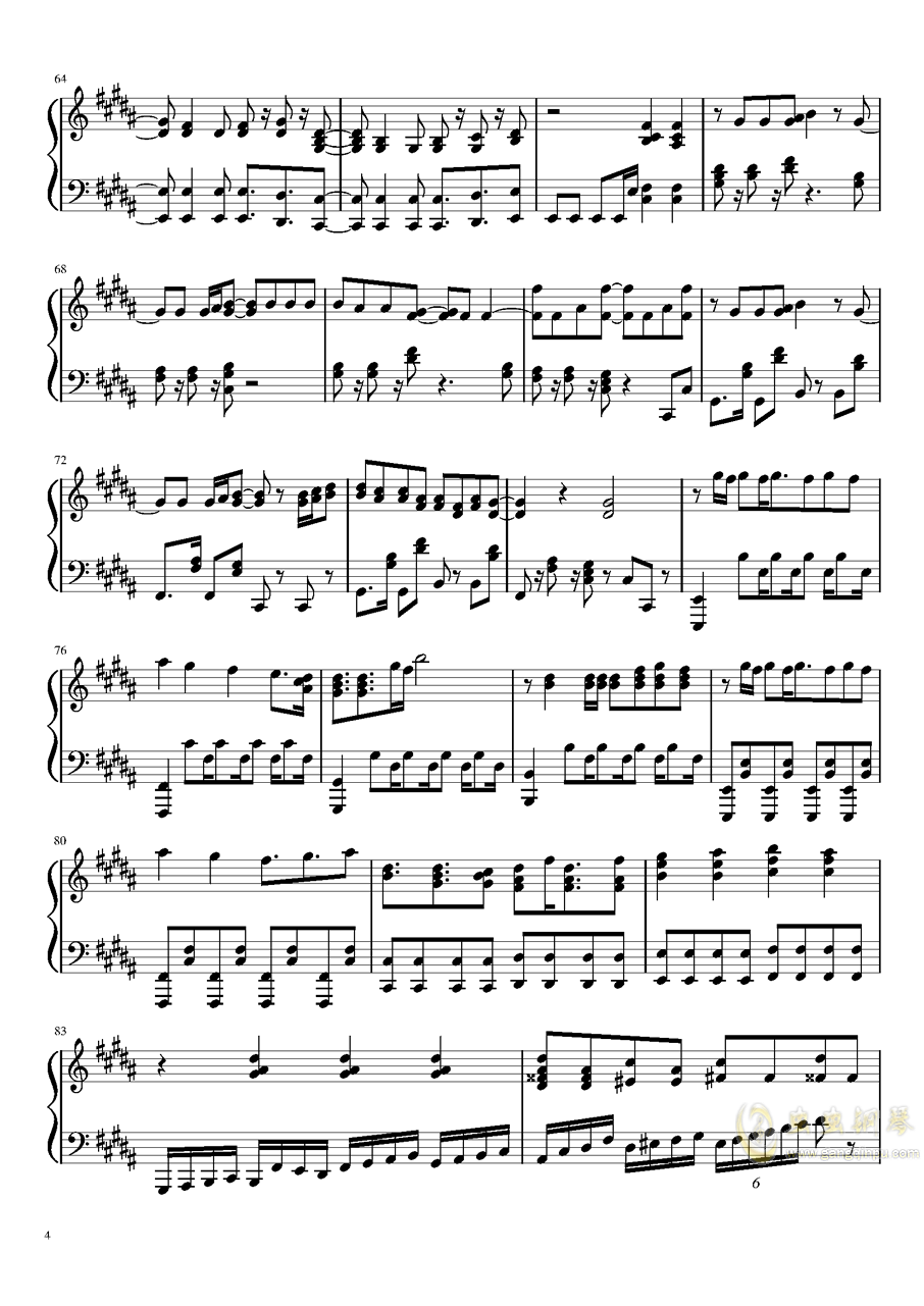 lovelive的歌曲谱子_儿童歌曲谱子大全图片(3)