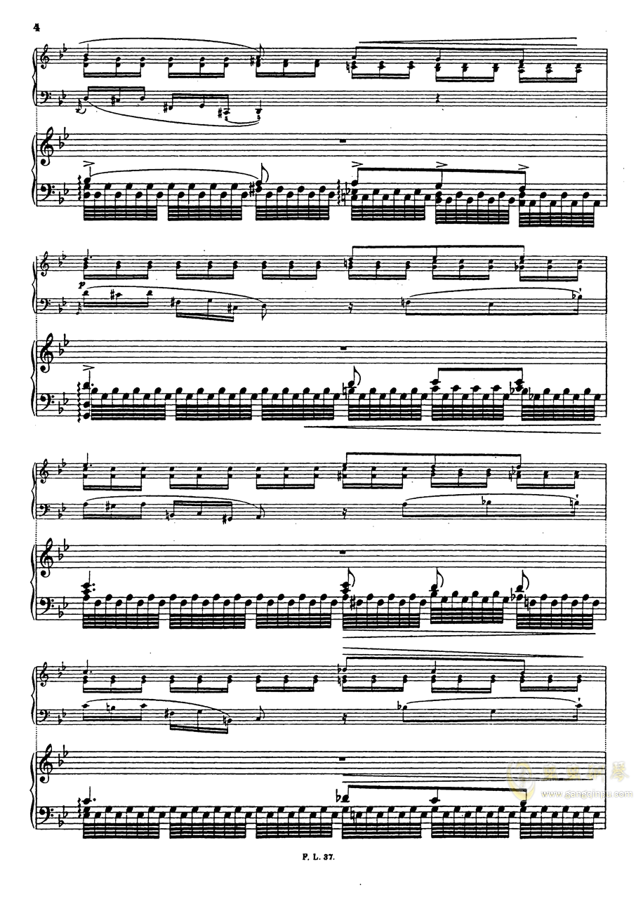 帕格尼尼练习曲钢琴曲谱_帕格尼尼大练习曲(3)