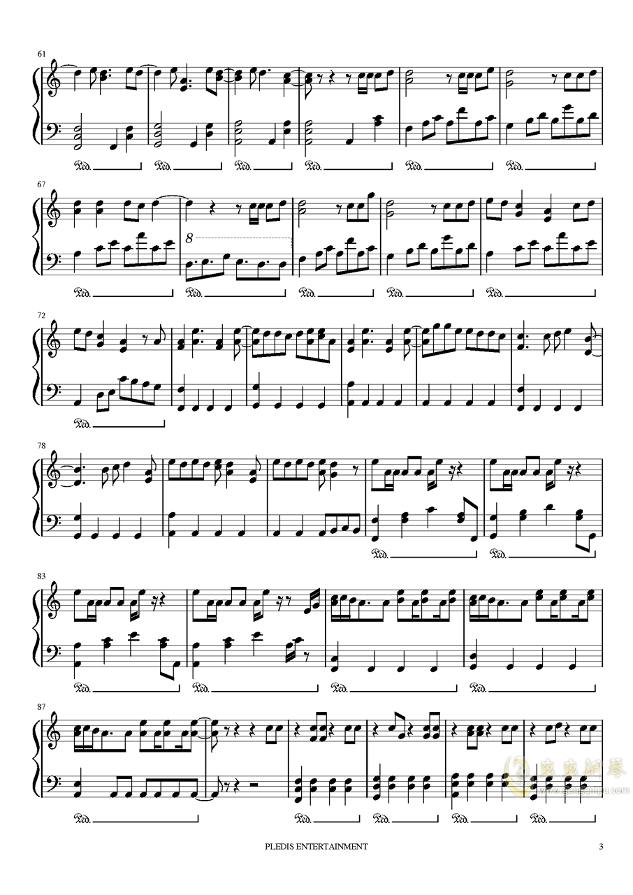 fallin flower长笛谱,fallinflower小提琴谱 fallin flower-虫虫吉他:www.ccguitar.cn