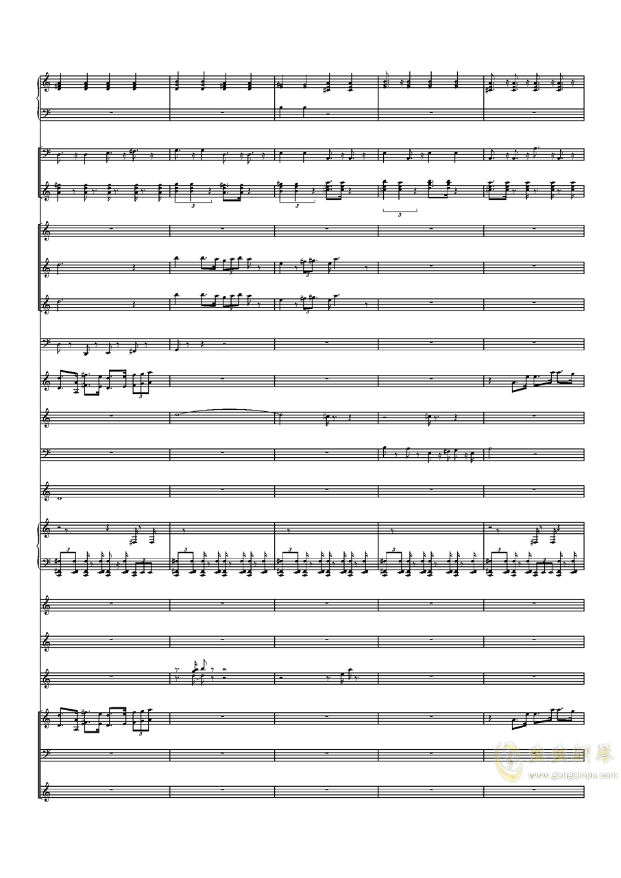 666曲谱_钢琴简单曲谱