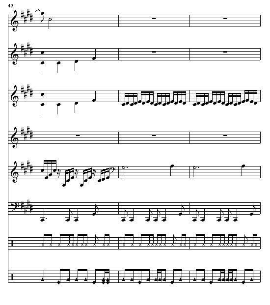 孤星独吟简谱_孤星独吟埙简谱(4)