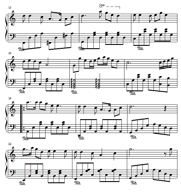 绿岛小夜曲简谱_绿岛小夜曲简谱和弦(3)