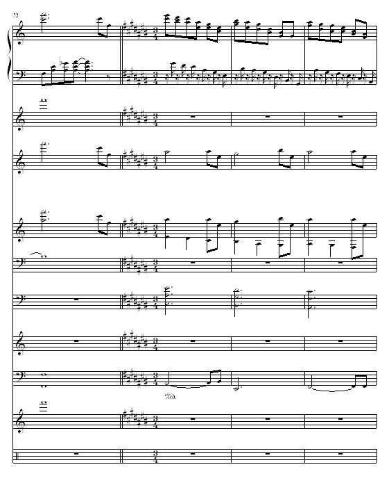 新的传说曲谱_钢琴简单曲谱(2)