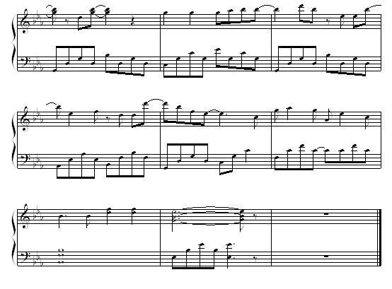 暧昧曲谱_暧昧侯湘婷曲谱(3)