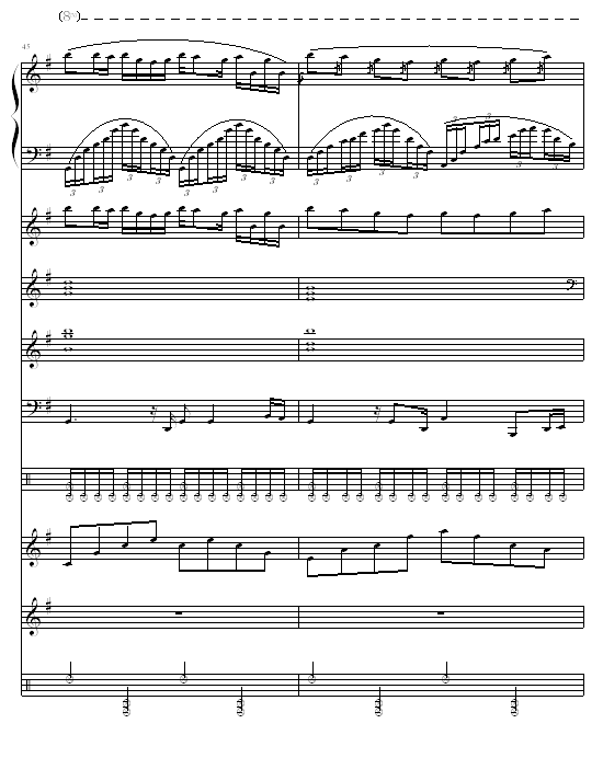 晴天旋律曲谱_尤克里里晴天曲谱