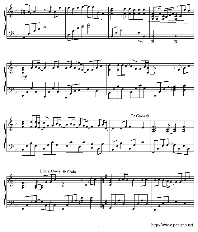 光良的童话钢琴曲谱_光良童话钢琴简谱(4)