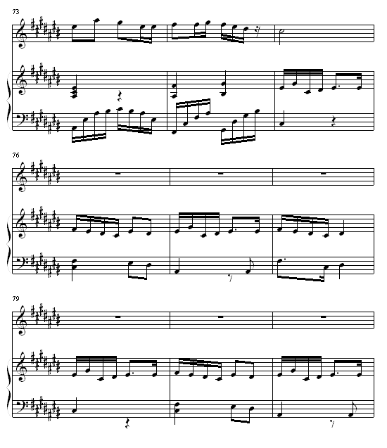 香水百合简谱_香水百合