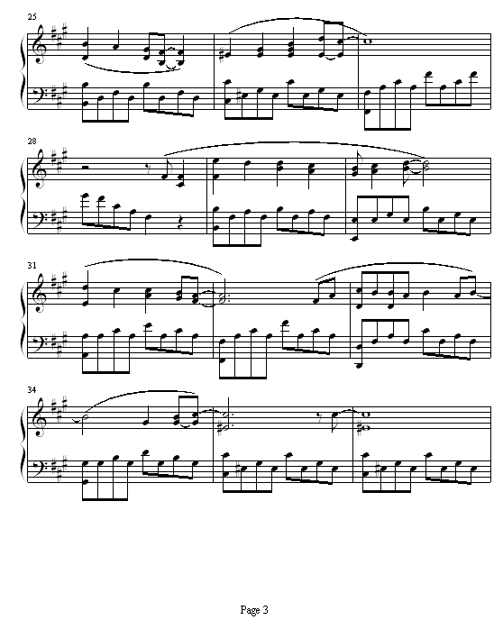 撒谎歌曲谱_歌曲简谱(3)
