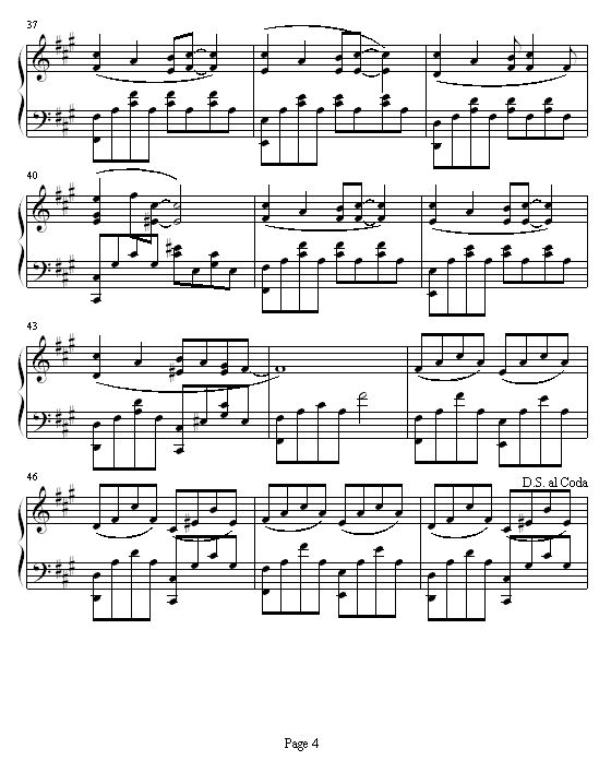 撒谎歌曲谱_歌曲简谱(3)