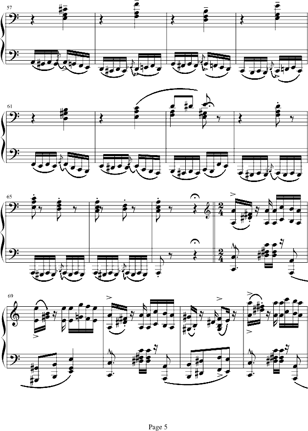 帕格尼尼练习曲钢琴曲谱_帕格尼尼大练习曲(3)