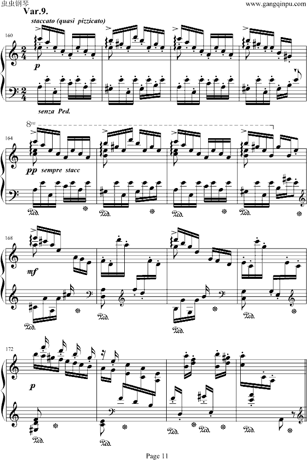 帕格尼尼练习曲钢琴曲谱_帕格尼尼大练习曲(3)