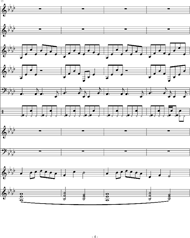 忘忧草钢琴谱-文武贝-虫虫钢琴