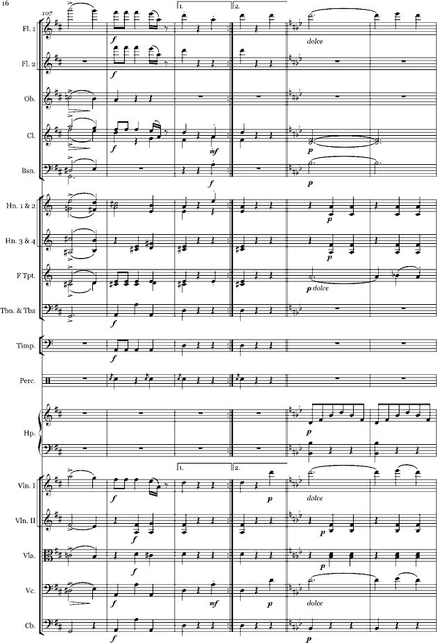 蓝色多瑙河钢琴原版曲谱_蓝色多瑙河钢琴曲谱(5)