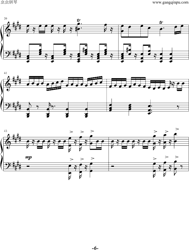 威廉序曲简谱_威廉退尔序曲简谱(3)