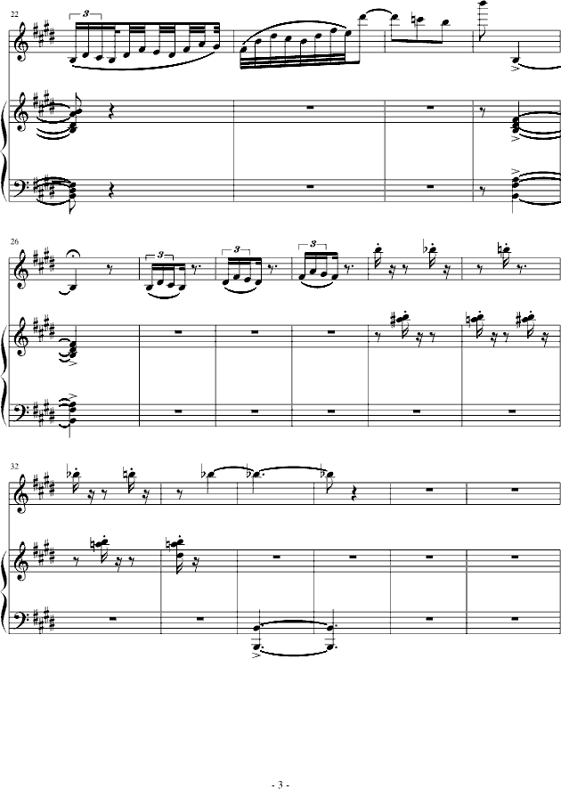 老腔随想曲谱_人面桃花碗碗腔曲谱(4)