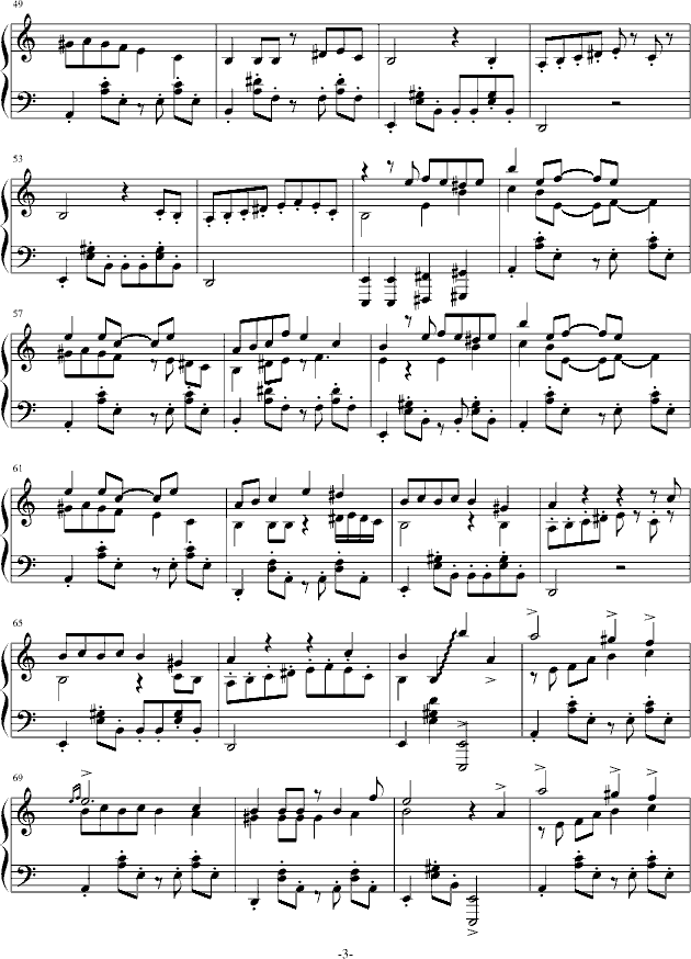 诡异的法老-钢琴谱(钢琴曲)-g小调瓶子-虫虫钢琴谱免费下载