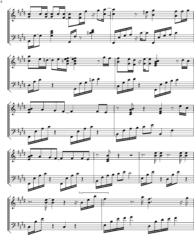 junior),late autumn - 圭贤(super junior)钢琴谱,late autumn