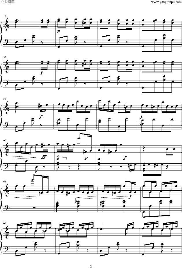 世界名曲钢琴曲简谱_钢琴曲10大名曲简谱(2)